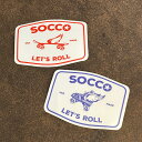 SOCCO \bR[ LET'S ROLL STICKER XebJ[