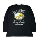 PINCHE LOCO ORIGINAL ピンチェロコオリジナル - EL SERENO LONG SLEVE 長袖Tシャツ BLACK