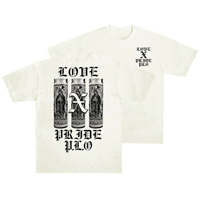 PINCHE LOCO ORIGINAL ピンチェロコオリジナル - LOVE X PRIDE Tシャツ WHITE