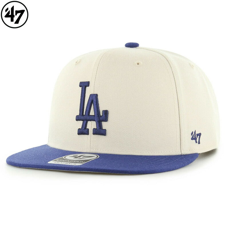 Rakuten - 47 BRAND フォーティーセブン -47 CAPTAIN NO SHOT- LOS ANGELES DODGERS 14751243 ロサンゼルス ドジャース SNAPBACK CAP COLOR-NATURAL