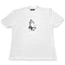 PINCHE LOCO ORIGINAL ピンチェロコオリジナル - PRAYING HANDS Tシャツ WHITE