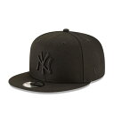 NEW ERA j[G NEW YORK YANKEES 9FIFTY SNAPBACK CAP XibvobNLbv BLACK/BLACK