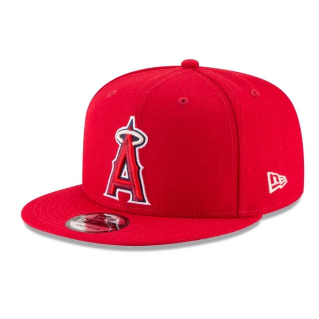 NEW ERA j[G LOS ANGELES ANGELES 9FIFTY SNAPBACK CAP XibvobNLbv RED/WHITE