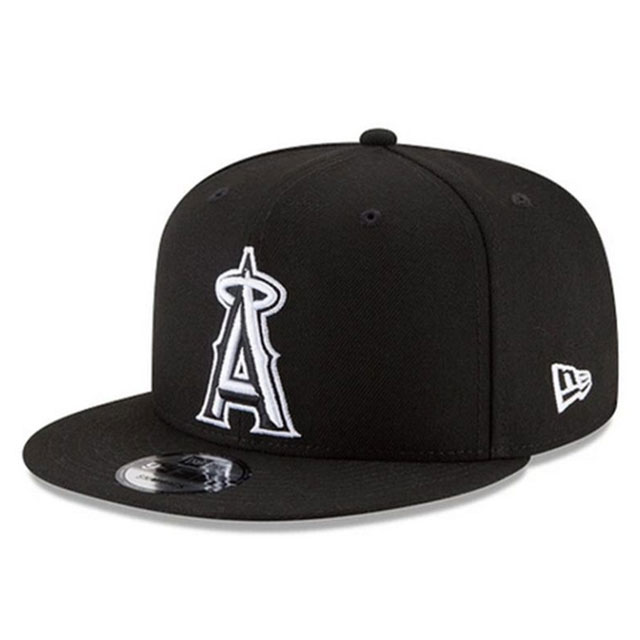 NEW ERA 뉴에라 LOS ANGELES ANGELES 9FIFTY SNAPBACK CAP 스냅 백 캡 BLACK/WHITE