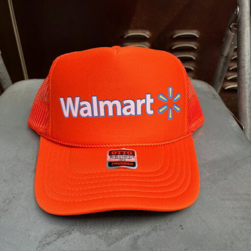 TRUCKERS MESHCAP -2- WALMART ALL ORANGE MESH CAP メッシュキャップ TRUCKERS MESHCAP -2- WALMART ALL ORANGE MESH CAP メッシュキャップ