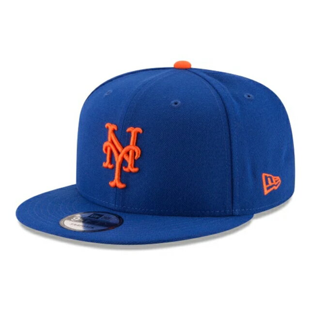 NEW ERA 뉴에라 NEW YORK METS 9FIFTY SNAPBACK CAP 스냅 백 캡 ROYAL BLUE/ORANGE