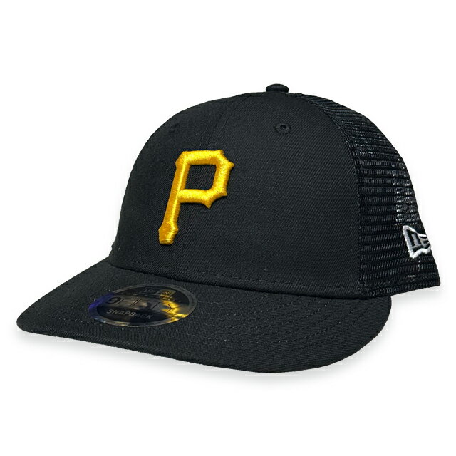 NEW ERA ニューエラ LP950 PITTSBURGH PIRATES 9FIFTY LOW PROFILE MESH CAP スナップバック メッシュキャップ BLACK/GOLD