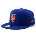 NEW ERA ニューエラ NEW YORK METS 59FIFTY FITTED CAP キャップ 固定サイズ ROYAL BLUE/ORANGE