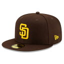 NEW ERA ニューエラ SAN DIEGO PADRES 59FIFTY FITTED CAP キャップ 固定サイズ BROWN/GOLD サンディエゴ パ...