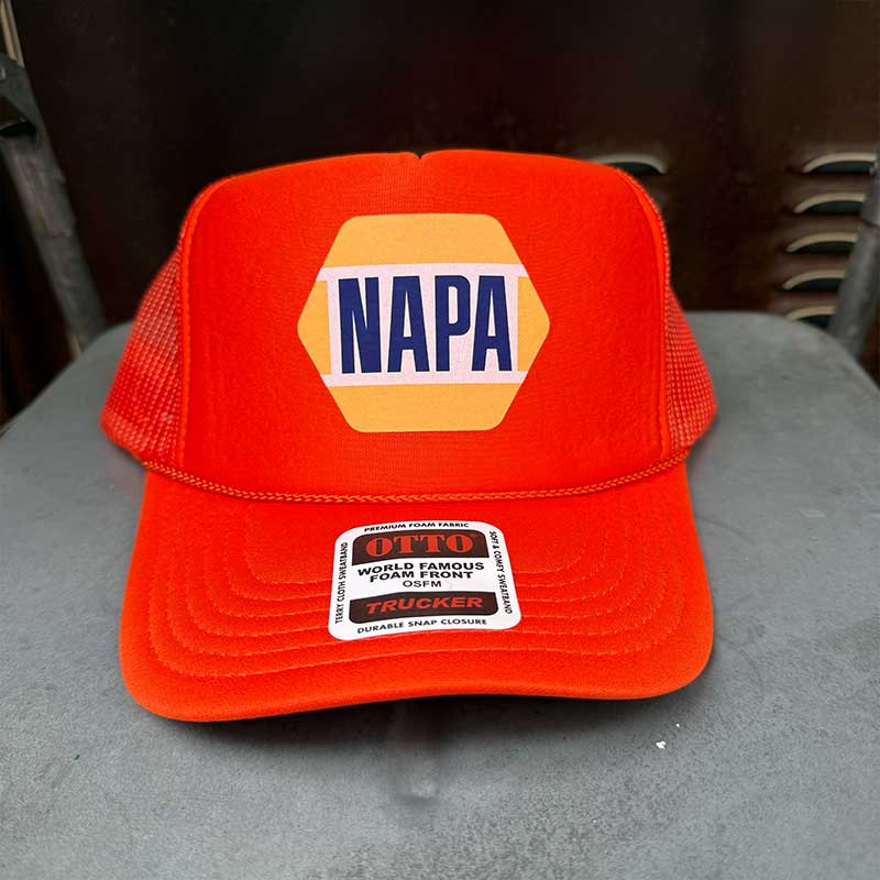 Rakuten - TRUCKERS MESHCAP -118- -NAPA- ALL ORANGE MESH CAP メッシュキャップ