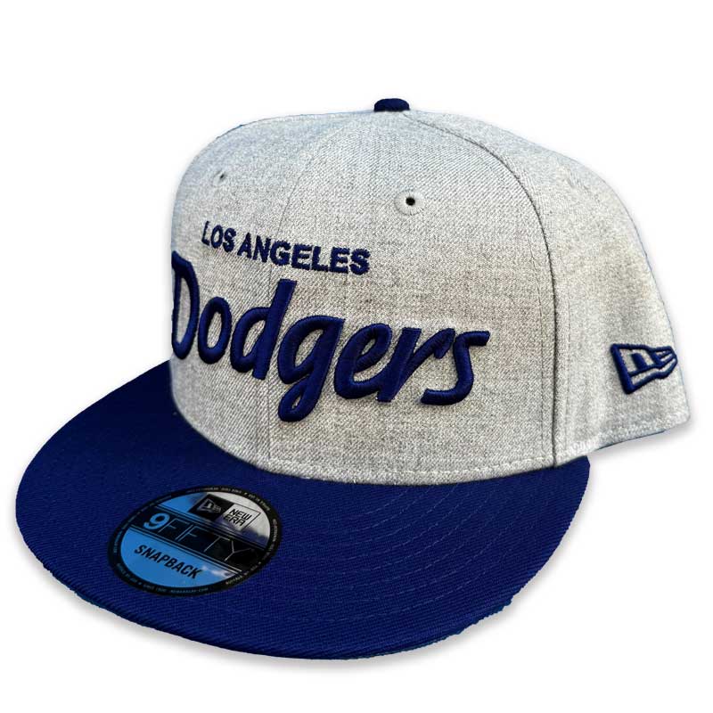 NEW ERA ニューエラ LOS ANGELES DODGERS -RAIDERS LOGO- 9FIFTY SNAPBACK CAP スナップバックキャップ GREY/BLUE