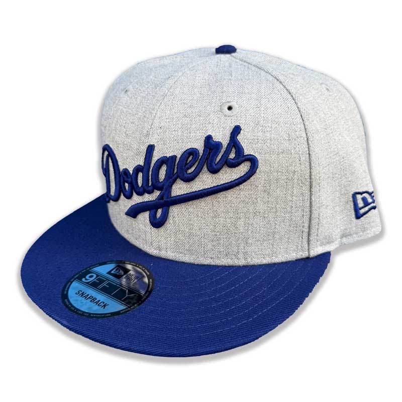 Rakuten - NEW ERA ニューエラ LOS ANGELES DODGERS -WOODMARK- 9FIFTY SNAPBACK CAP スナップバックキャップ GREY/BLUE