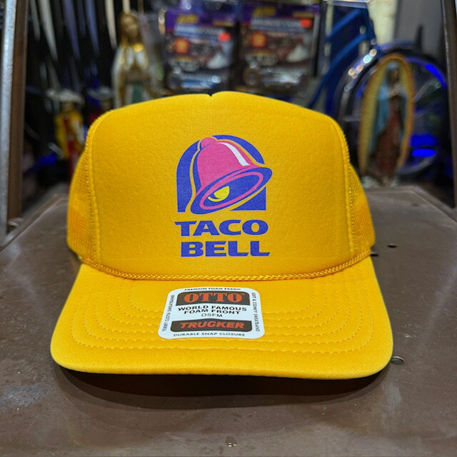 TRUCKERS MESHCAP -137- -TACO BELL- YELLOW MESH CAP メッシュキャップ