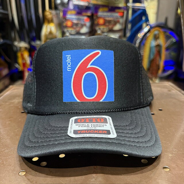 Rakuten - TRUCKERS MESHCAP -139- -MOTEL6- BLACK MESH CAP メッシュキャップ