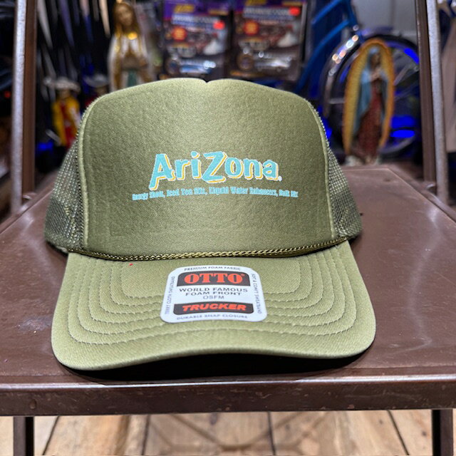 Rakuten - TRUCKERS MESHCAP -173- ARIZONA GREEN TEA OLIVE MESH CAP メッシュキャップ