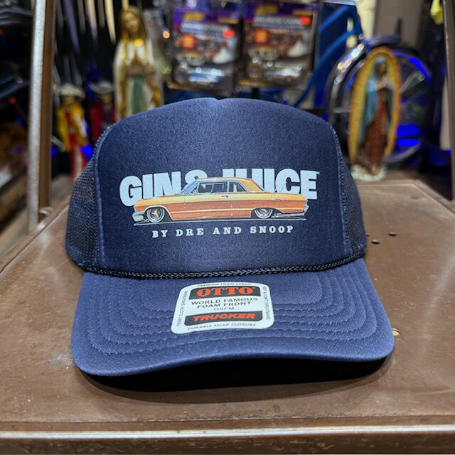 TRUCKERS MESHCAP -154- -GIN&JUICE- NAVY MESH CAP メッシュキャップ