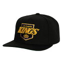 MITCHELL NESS ミッチェルアンドネス DX22015 NHL ALTERNATE FLIP SNAPBACK CAP LOS ANGELES KINGS キングス COLOR BLACK