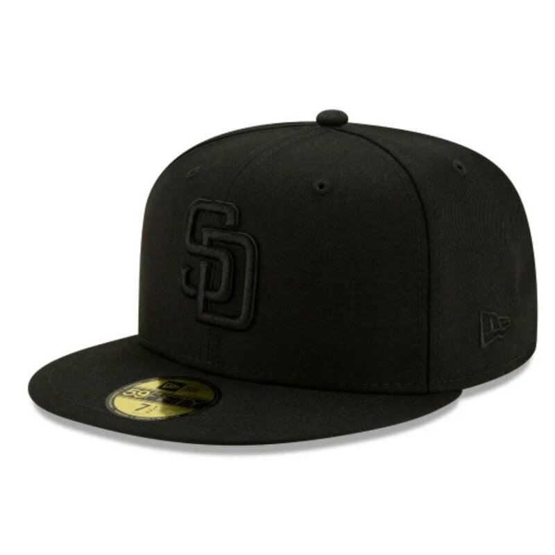 NEW ERA �˥塼���� SAN DIEGO PADRES 59FIFTY FIFTTED CAP ����å� ���ꥵ���� BLACK/BLACK ����ǥ�����...