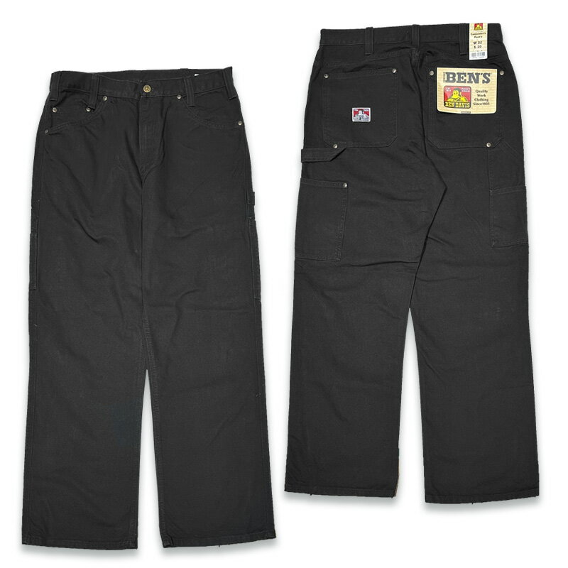 Rakuten - BEN DAVIS ベンデイビス CANVAS CARPENTER PANTS カーペンターパンツ ペインターパンツ #734 BLACK