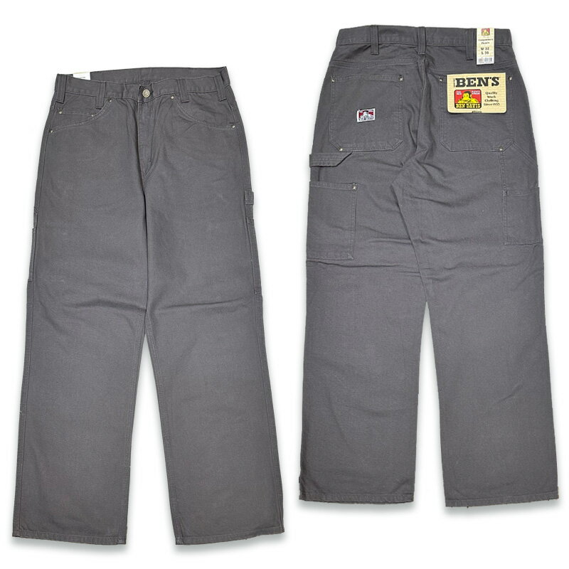 Rakuten - BEN DAVIS ベンデイビス CANVAS CARPENTER PANTS カーペンターパンツ ペインターパンツ #731 CHARCOAL