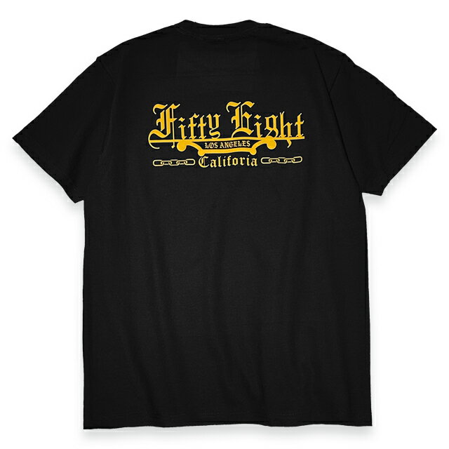 FIFTY EIGHT フィフティーエイト Tシャツ "PLAQUE FIFTY EIGHT" BLACK Tシャツ