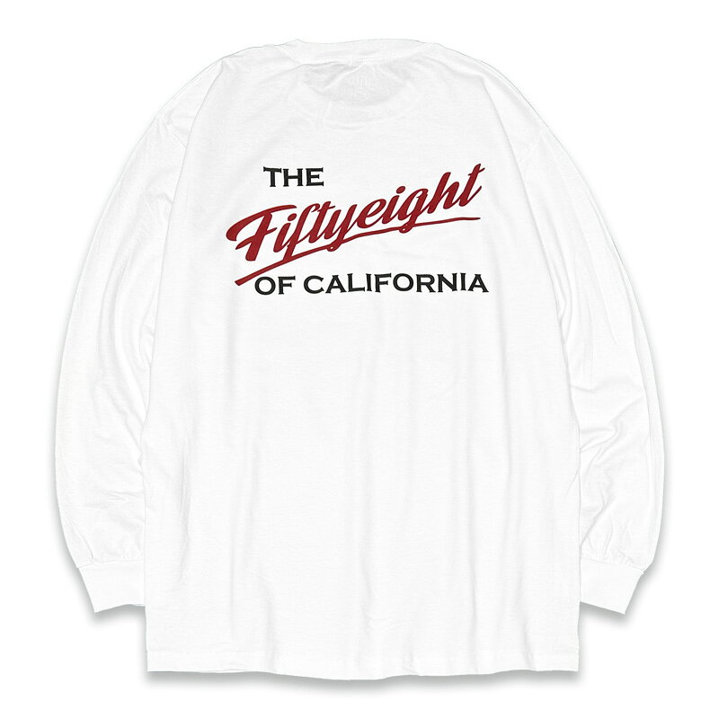 Rakuten - FIFTY EIGHT フィフティーエイト FETL-016 -HEARTBEAT- LONG SLEEVE TEE ロンT WHITE
