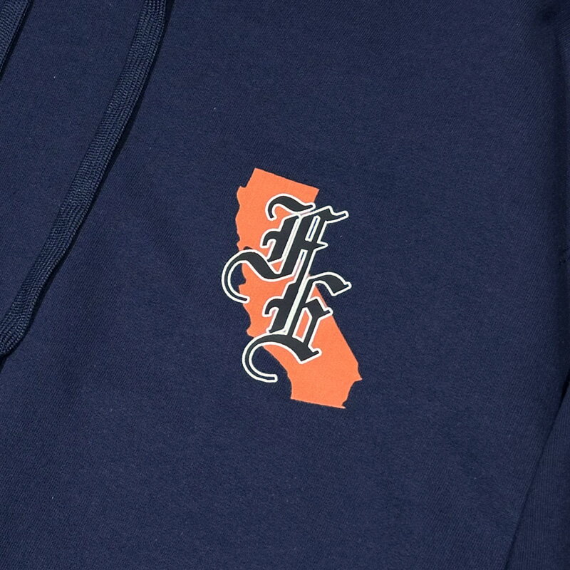 FIFTY EIGHT フィフティーエイト FEP-012NY -CRUISIN'- PULLOVER HOODIE パーカー COLOR: NAVY