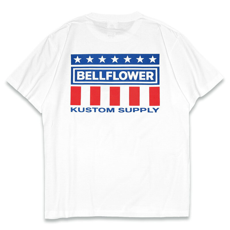 BELLFLOWER by KUSTOMSTYLE BFT2604WH -CLASSIC WHEELS- Tシャツ COLOR-WHITE