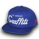 GRAFFITI THE CITY LOS ANGELES GRAFFITI SNAPBACK CAP XibvobNLbv ROYAL BLUE