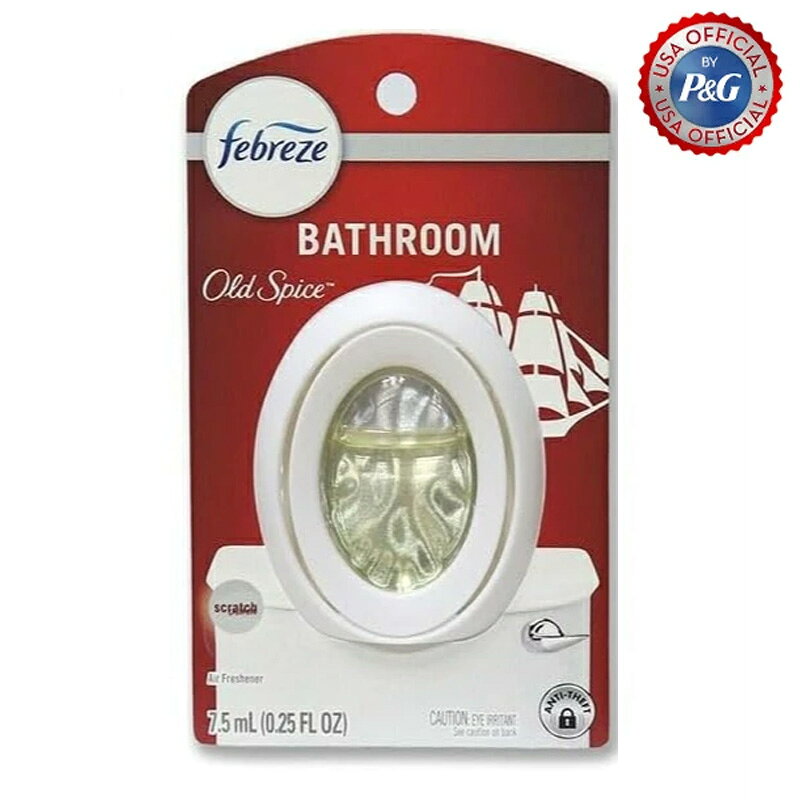 Rakuten - FEBREZE USA OLD SPICE ファブリーズ BATHROOM スモールスペース オールドスパイス(0.25oz／7.5ml)