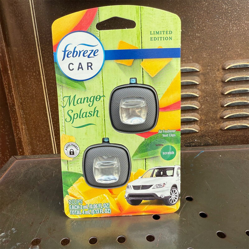 Rakuten - 2個入りセット FEBREZE USA -MANGO SPLASH- VENT STICK AIR FRESHNER (2CLIPSセット) エアーフレッシュナー US版
