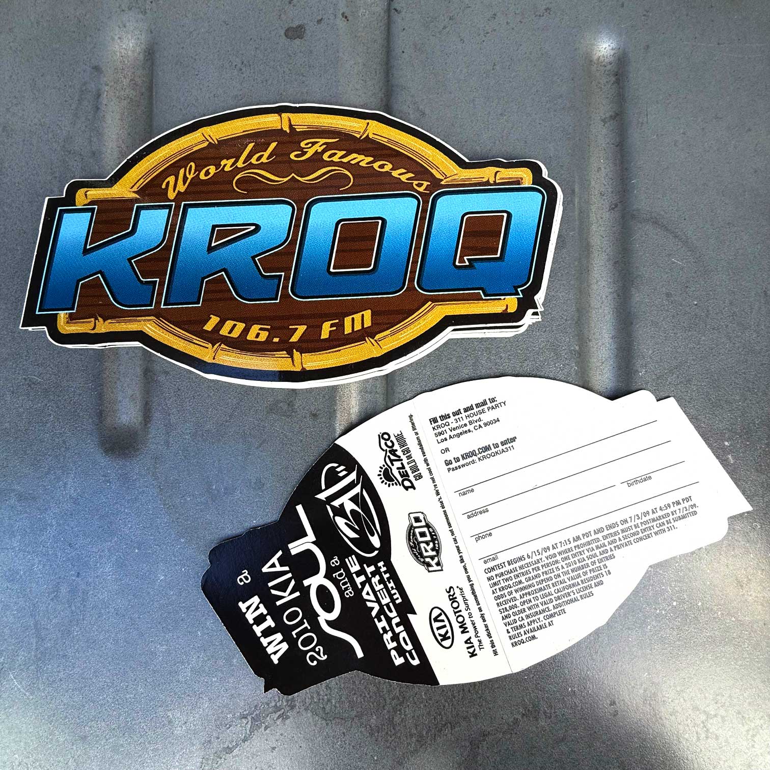 乐天商城 - KROQ BUMPER STICKER ステッカー BROWN 2009