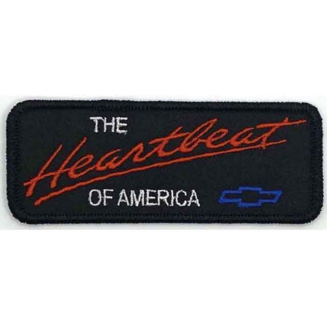 Rakuten - VP-25 VINTAGE STYLE PATCH ビンテージスタイルパッチ HEARTBEAT OF AMERICA CHEVROLET 横幅約10CM