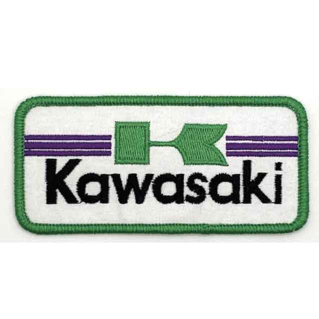 乐天商城 - VP-42 VINTAGE STYLE PATCH ビンテージスタイルパッチ KAWASAKI 横幅約10CM
