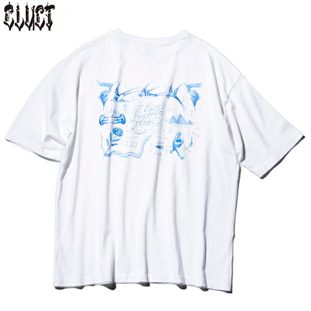 CLUCT (クラクト) #04665 JOYTOWN  半袖Tシャツ ビックシルエット WHITE