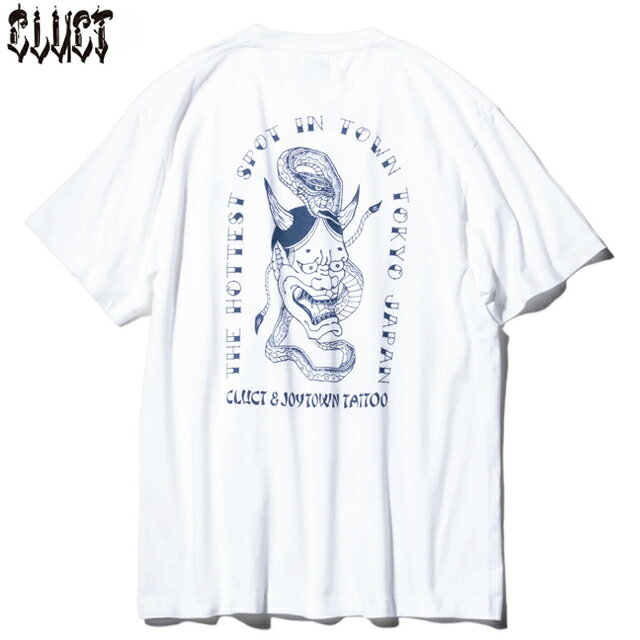 CLUCT (クラクト) #04667 TWO TWO TWO  半袖Tシャツ WHITE
