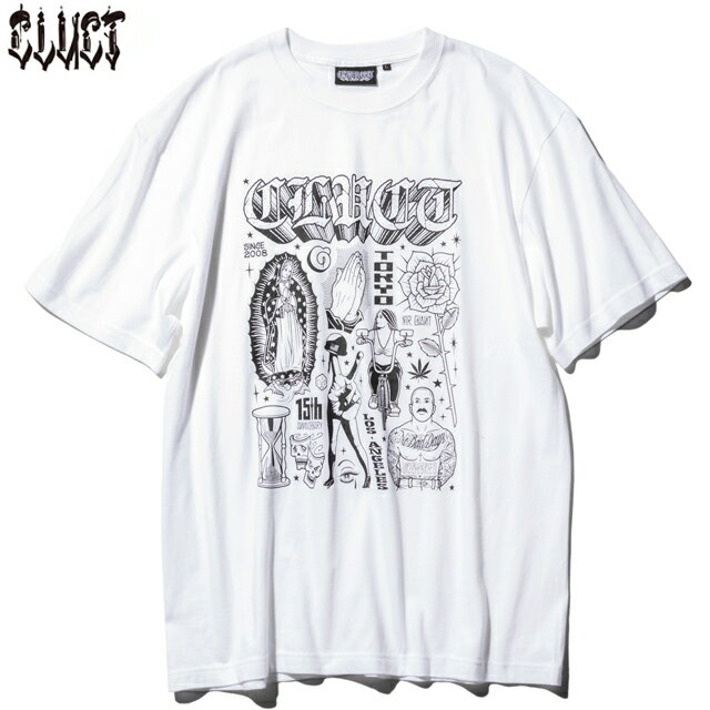 CLUCT クラクト × MIKE GIANT マイクジャイアント #04713 #A S/S TEE 半袖Tシャツ WHITE