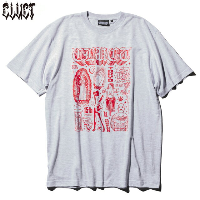 CLUCT クラクト MIKE GIANT マイクジャイアント #04713 #A S/S TEE 半袖Tシャツ ASH