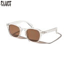 CLUCT #04809 BELFLOWER [SUNGLASSES] TOX CLEAR/BROWN
