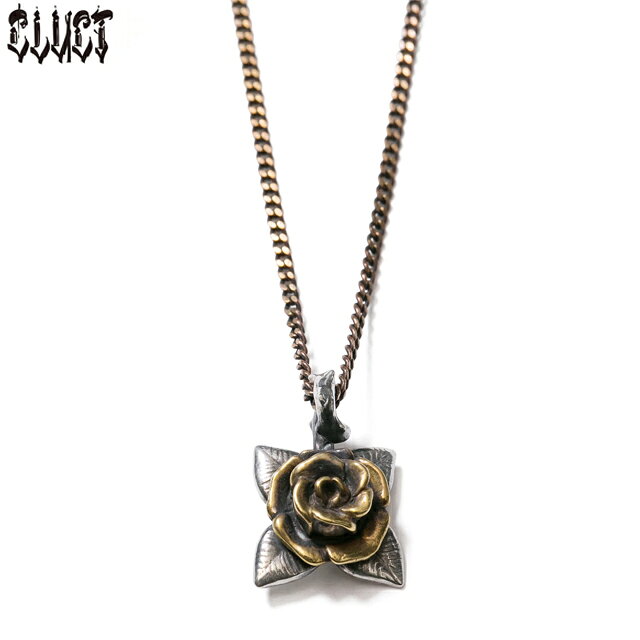 CLUCT クラクト #02386 -ROSE NECKLACE- ネックレス SILVER BRASS