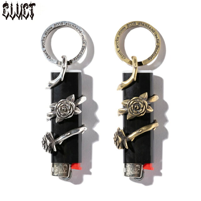 CLUCT #04882 ROSE  ミニBicライターホルダー SILVER BRASS