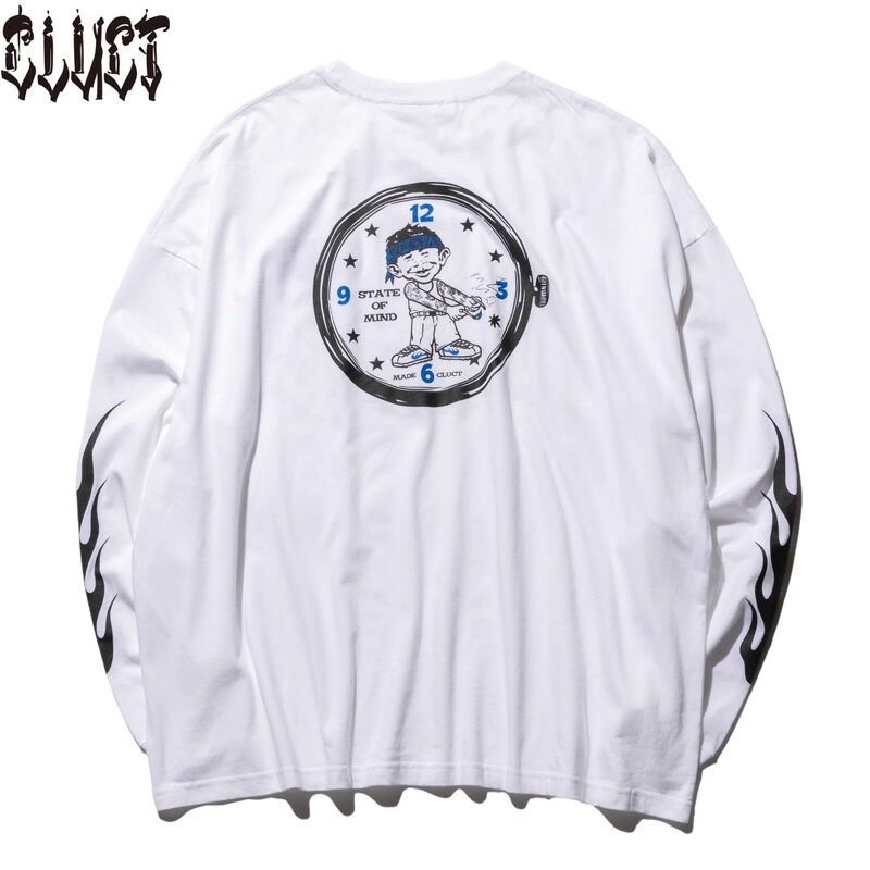 CLUCT(クラクト) #04987 STATE OF MIND [L/S W TEE] ビッグシルエット ロングスリーブTシャツ WHITE(4.0)