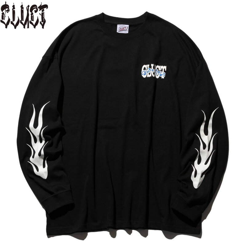 Rakuten - CLUCT(クラクト) #04987 STATE OF MIND [L/S W TEE] ビッグシルエット ロングスリーブTシャツ BLACK