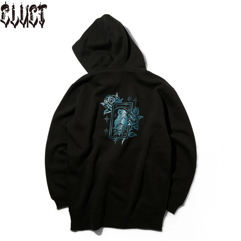 CLUCT クラクト #05127 REAPER HOODIE カブリパーカー BLACK
