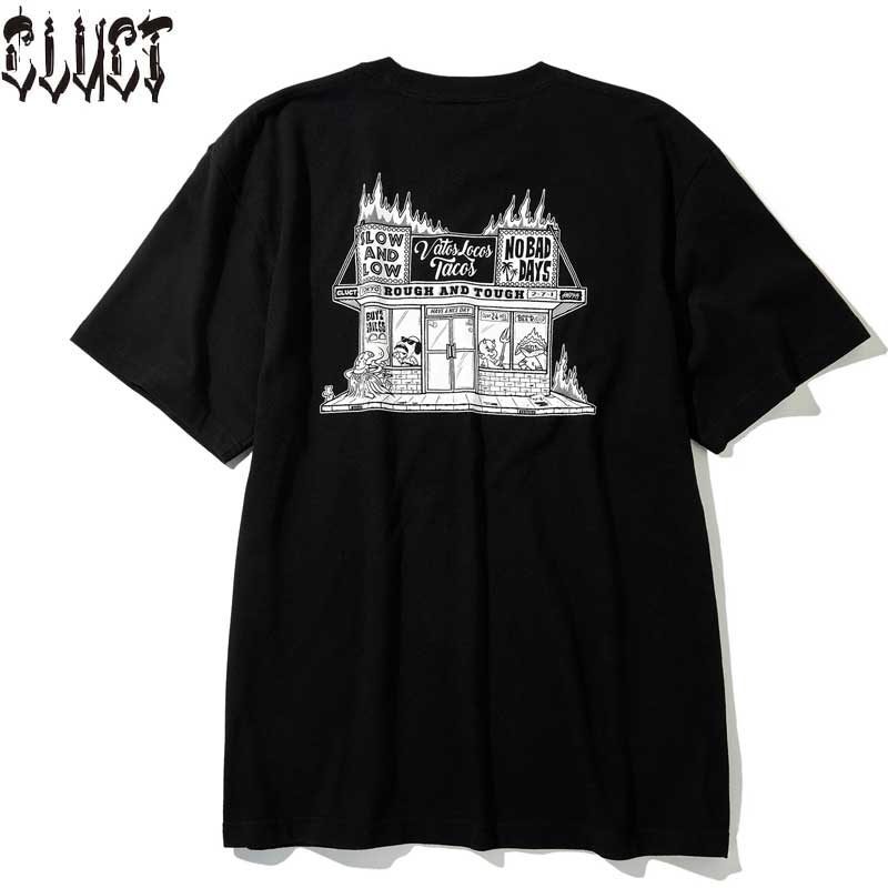 CLUCT (クラクト) #05039 VATOS LOCOS TACOS [S/S TEE] 半袖Tシャツ BLACK