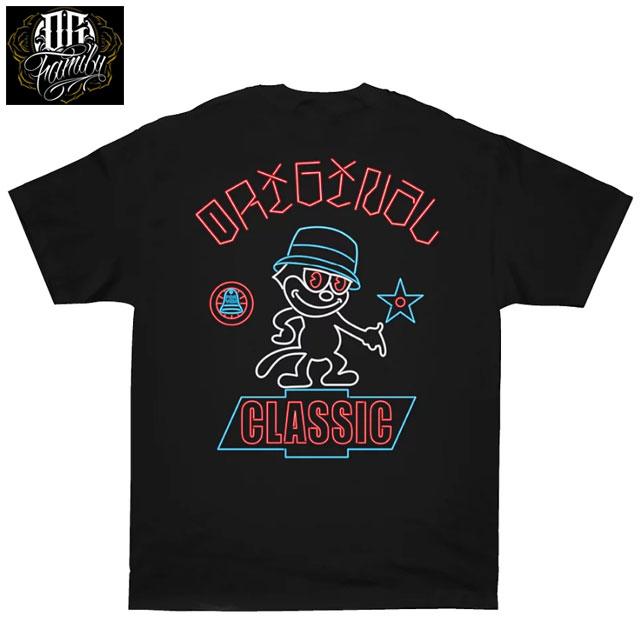 樂天商城 - OG FAMILY オージーファミリー - NEON CAT - FELIX Tシャツ BLACK