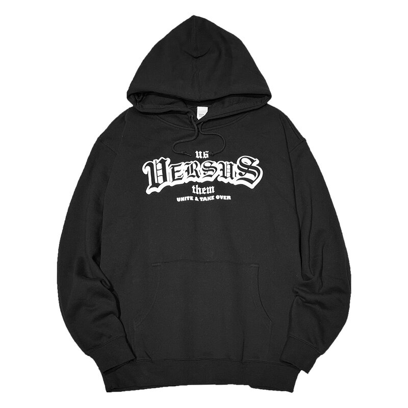 Rakuten - US VERSUS THEM アスバーサスゼム -TAKE OVER- PULLOVER HOODIE パーカー BLACK