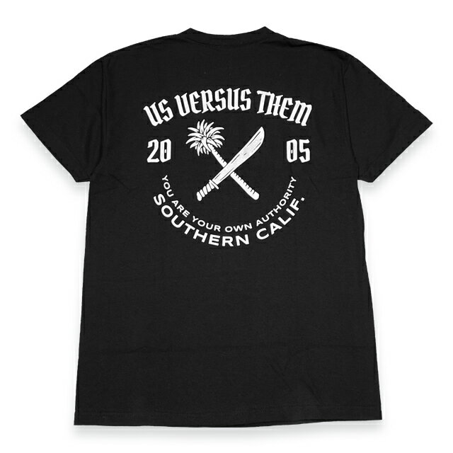 US VERSUS THEM アスバーサスゼム "AUTHORITY" BLACK Tシャツ