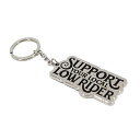 DEADEND MAGAZINE METAL KEYCHAIN SUPPORT YOUR LOCAL LOWRIDER