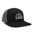 DEADEND MAGAZINE "CALIFORNIA STYLE" SNAP BACK MESH CAP BLACK